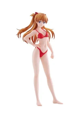Rebuild of Evangelion Pop Up Parade Beach Queens Asuka Shikinami Langley (Bikini Style) L Size 23 cm Gereduceerde Prijs