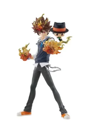 Merkproduct Katekyo Hitman Reborn pack 2 PVC figures Pop Up Parade SP Tsunayoshi Sawada & Reborn 24 cm