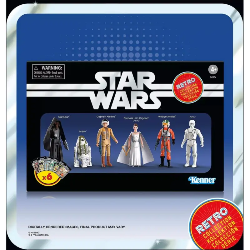 Bestel Nu STAR WARS 4 - Multipack - Set 6 Retro Collection Figure 10cm Figuurtje