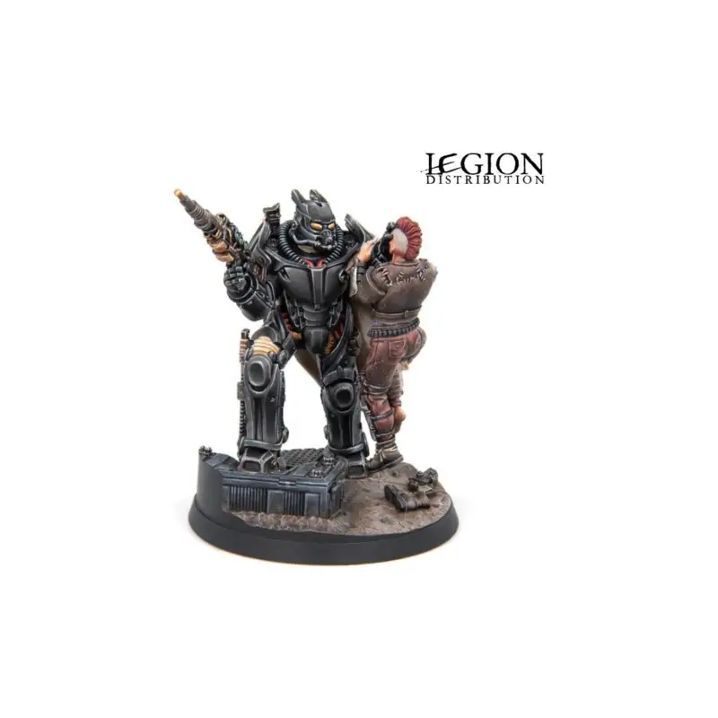 Favoriet Fallout Miniatures - The Black Devil Figuurtje