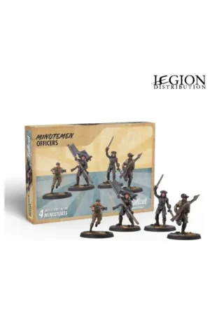 Bestseller Fallout Miniatures - Minutemen Officers Figuurtje