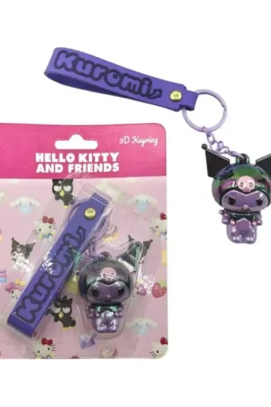 Laatste Versie Sanrio 3D keychain Hello Kitty Kuromi
