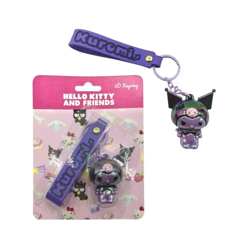 Laatste Versie Sanrio 3D keychain Hello Kitty Kuromi