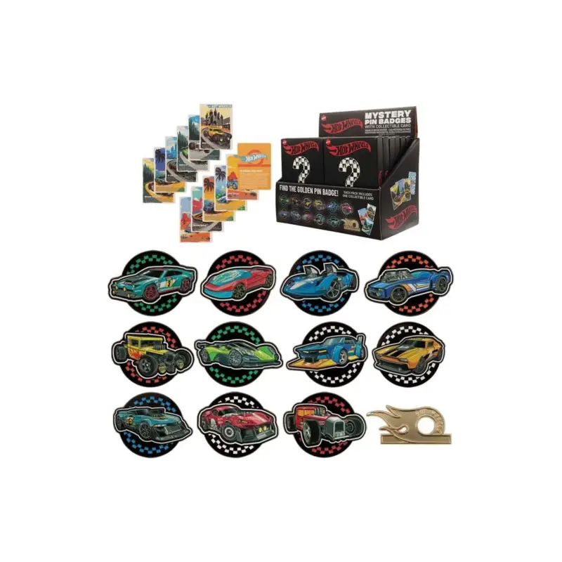 Uitverkoop HOT WHEELS - Mystery Box of 12 Pins