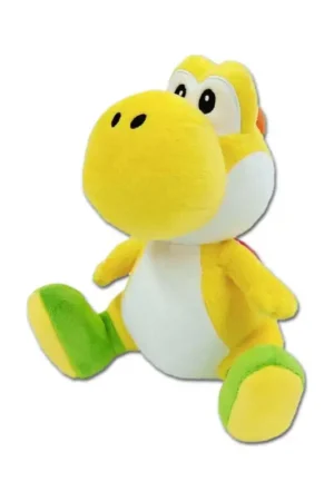 Laatste Versie Super Mario Yoshi Plush Toy, Yellow, 20 cm