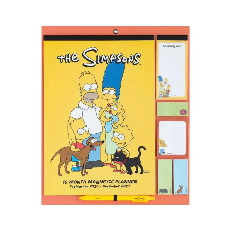 Populair The Simpsons magnetic planner 2026/27 30 x 35 cm