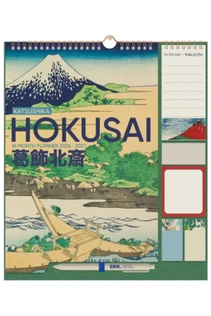 Bestseller Hokusai diary 2026/27 30 x 34 cm