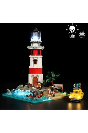 Lumibricks Road Trip 18007 Sunrise Lighthouse Flitsaanbieding