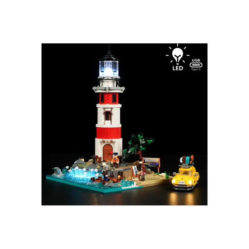 Lumibricks Road Trip 18007 Sunrise Lighthouse Flitsaanbieding