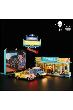Lumibricks Road Trip 18004 Night Glow Drive-In Merkproduct