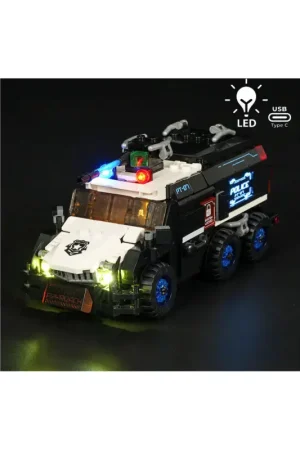 Tijdelijk Beschikbaar Lumibricks Cyberpunk Neoncity 17008 Police Urban Convoy
