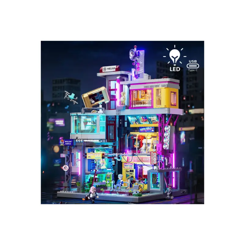 Nu Kopen Lumibricks Cyberpunk Neoncity 17005 Game Stack