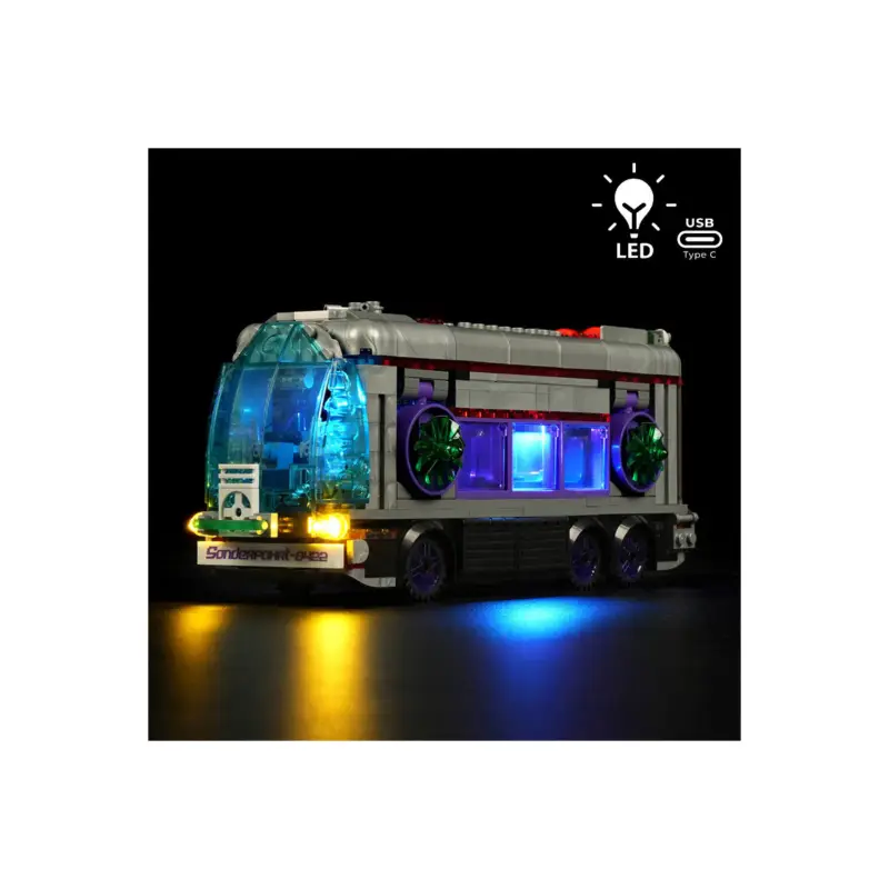 Speciale Aanbieding Lumibricks Cyberpunk Neoncity 17003 Future Bus