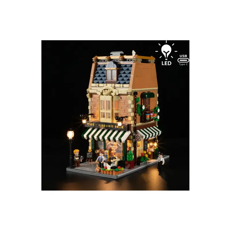 Lumibricks Town Life 15002 Book-Cafe 1718Pcs Shop Nu