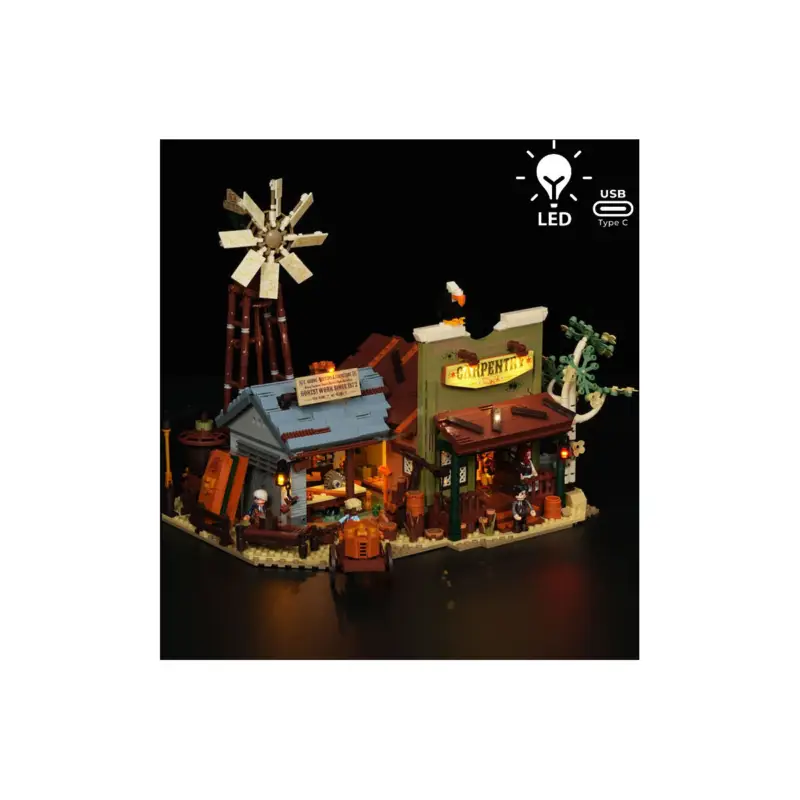 Lumibricks The Old West 14015 Western Carpentry Workshop Korting