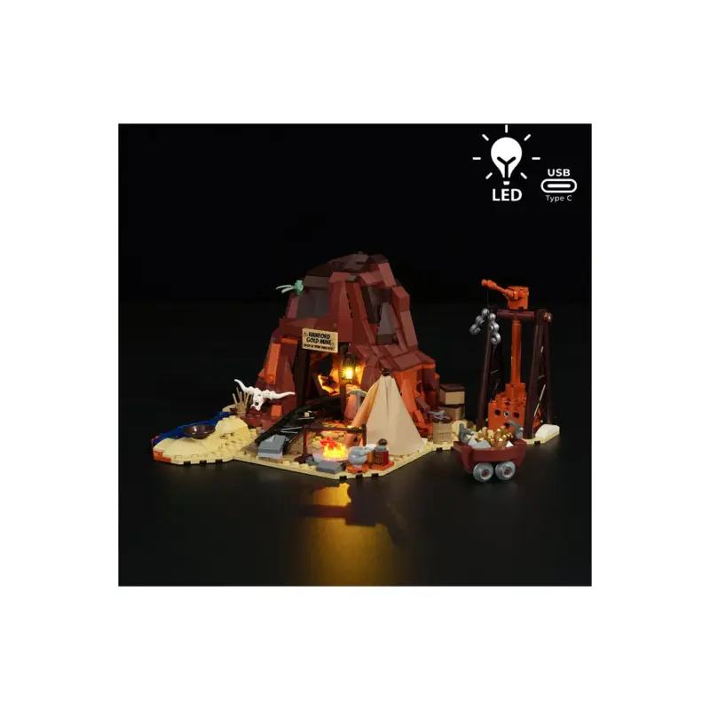 Favoriet Lumibricks The Old West 14009 Old West Gold Mine