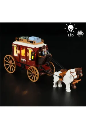 Fabrieksprijs Lumibricks The Old West 14006 Western Stagecoach