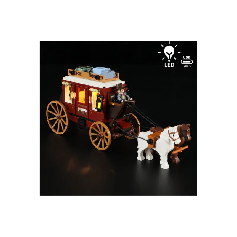 Fabrieksprijs Lumibricks The Old West 14006 Western Stagecoach