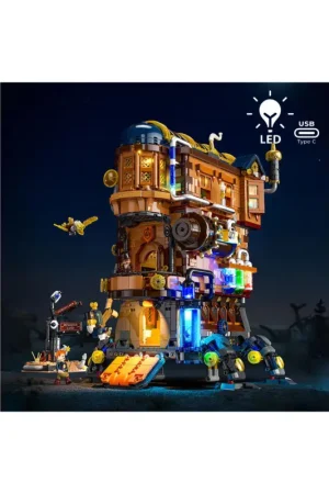 Lumibricks Steampunk World 11010 Alchemist'S Moving Castle Favoriet