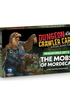 Gereduceerde Prijs Dungeon Crawler Carl Miniature Set 3 Mobs of Mordecai Figuurtje