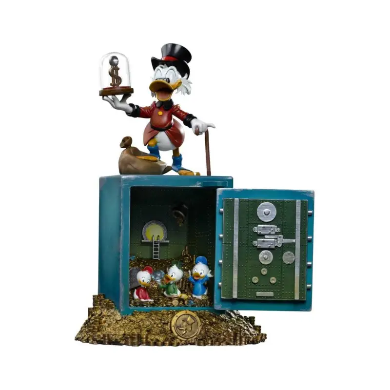Shop Nu Duck Tales statuette 1/10 Art Scale Uncle Scrooge McDuck and Nephews 30 cm Figuurtje
