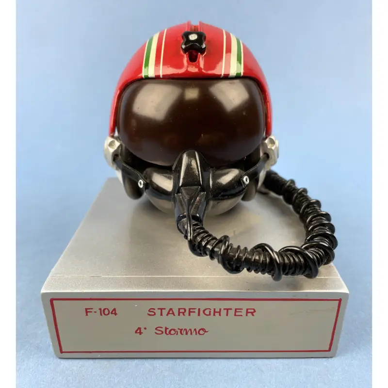 Direct Verzonden Helmet HGU.33 F-104 Starfighter 4th Stormo reproduction 1/4
