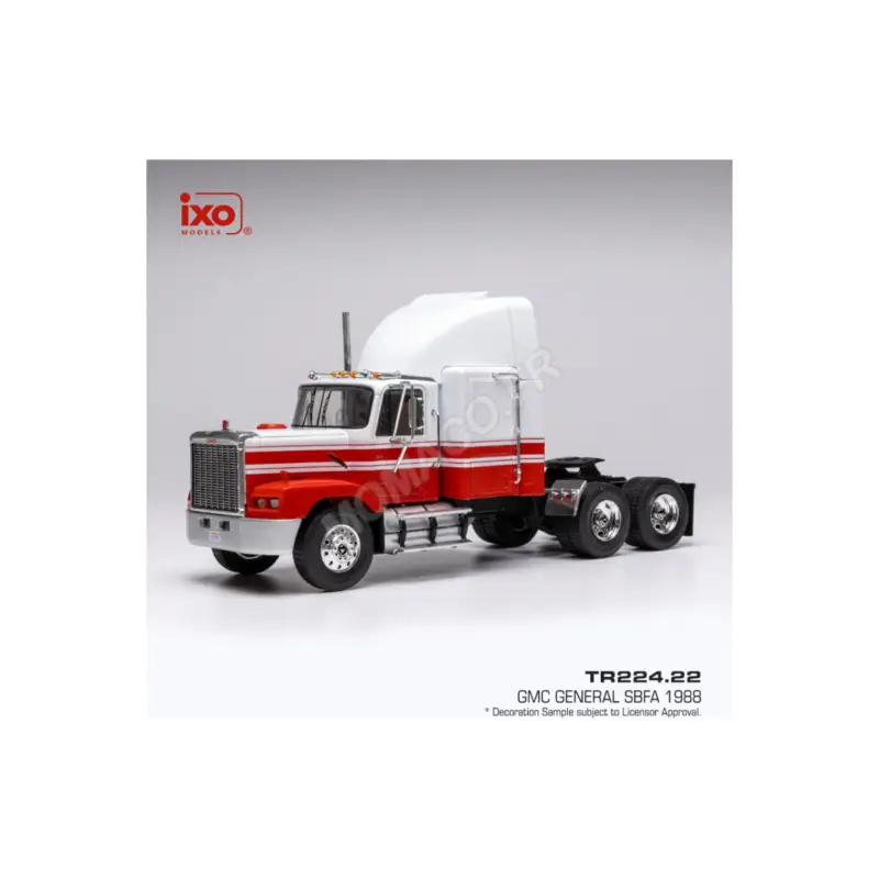 Must-Have 1980 GMC General, Red/White Miniatuurr