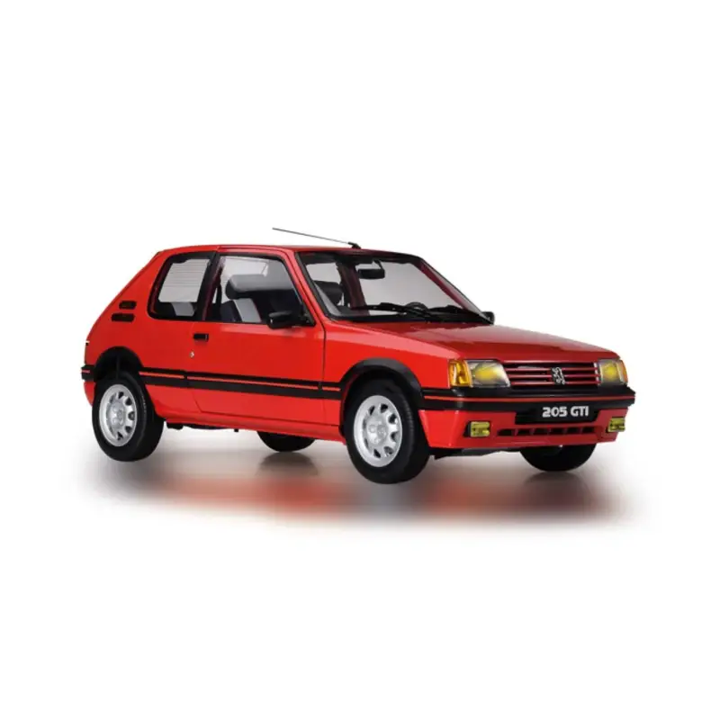 Peugeot 205 1.9 gti red (assembled version with neutral box) Miniatuur Direct Verzonden