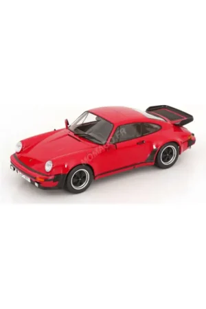 Porsche 911 (930) turbo 3.3 1977 red Miniatuur Gereduceerde Prijs