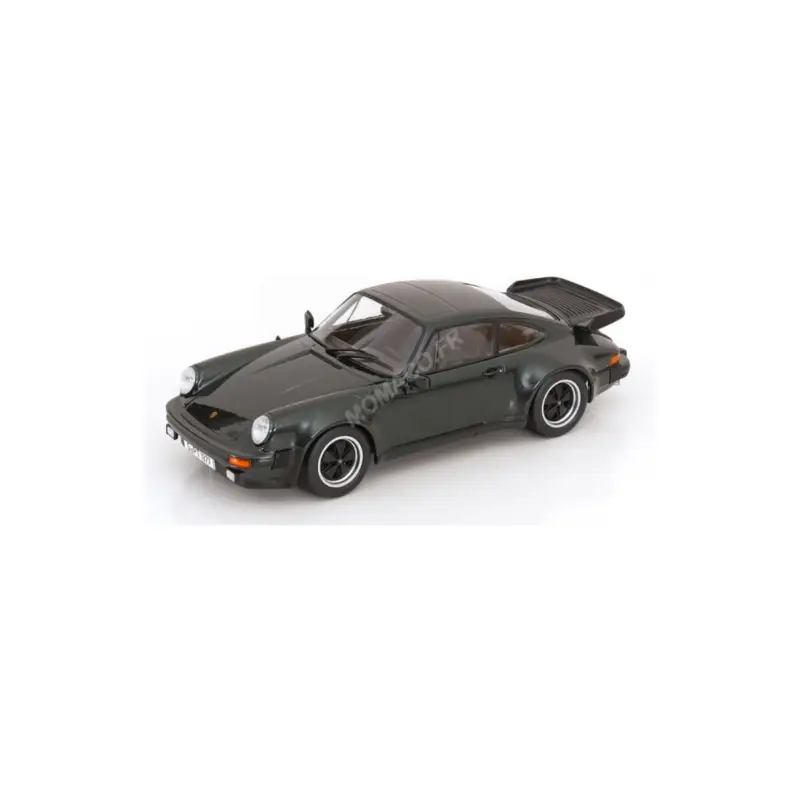 Direct Verzonden 1977 Porsche 911 (930) Turbo 3.3 Dark Metallic Green Miniatuur