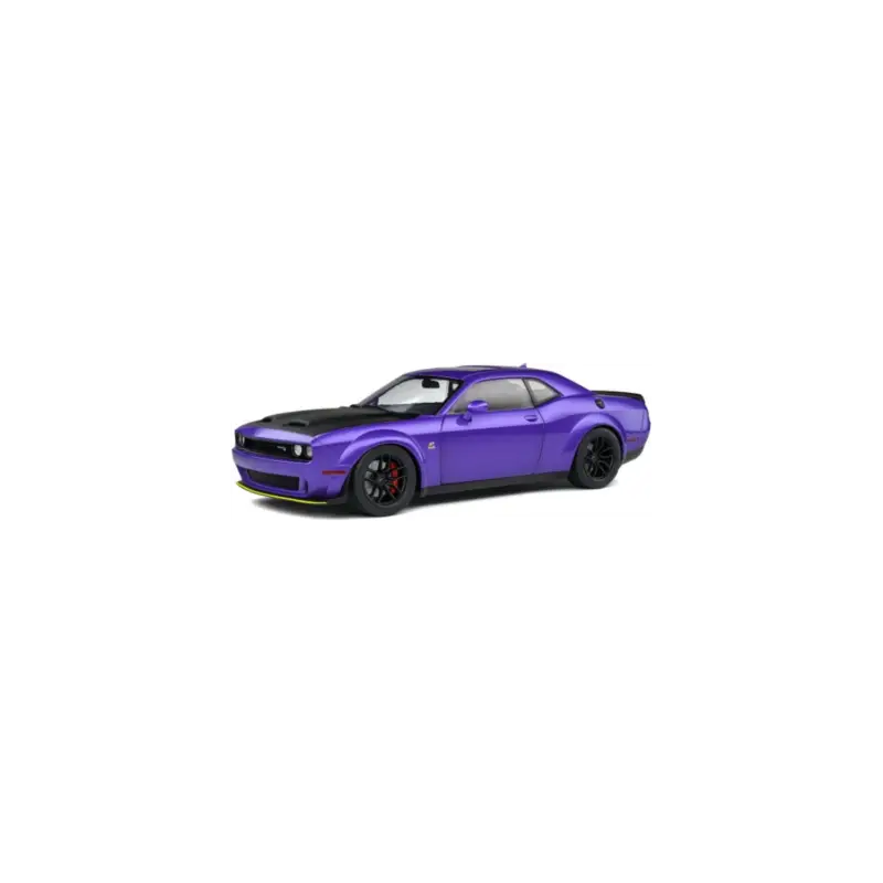Rechtstreeks Van De Fabrikant Solido 1805714 dodge challenger srt hellcat redeye widebody plum crazy 2020 1/18 Miniatuur