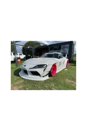 Aanbieding Solido 1815502 toyota gr supra liberty walk body kit white pink 2025 1/18 Miniatuur
