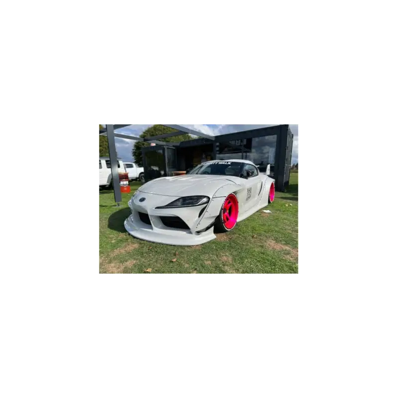 Aanbieding Solido 1815502 toyota gr supra liberty walk body kit white pink 2025 1/18 Miniatuur