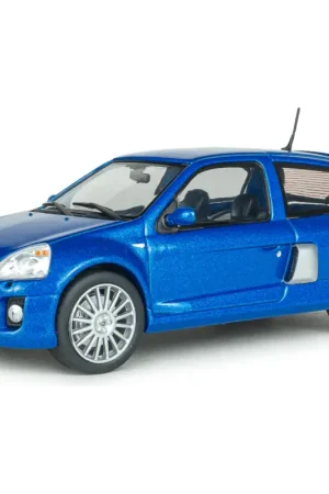 Exclusieve Aanbieding Solido 4318101 renault clio v6 ph.2 bleu iliade 2003 1/43 Miniatuur