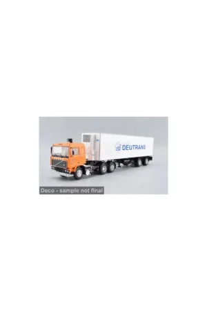 Volvo f12 trailer "deutrans" 1980 Miniatuurr Superprijs