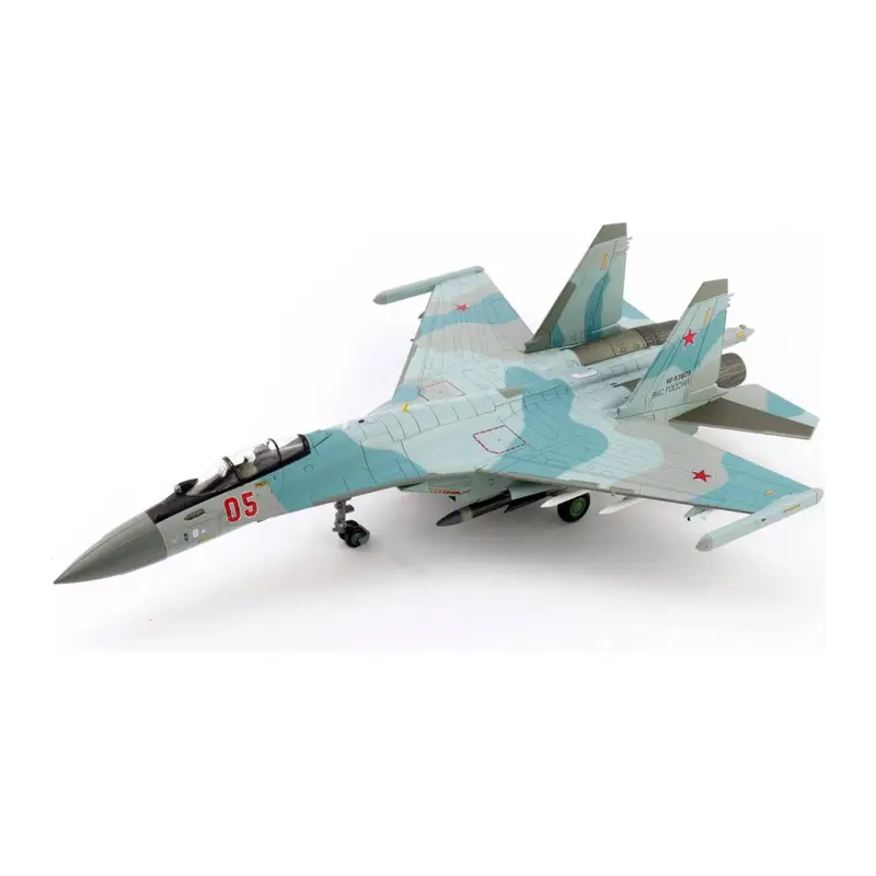 Gereduceerde Prijs Sukhoi Su-35S Flanker E Red 05 Russian Air Force 2025 Miniatuur