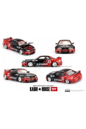 Nissan skyline gt-r (r33) 33 "kaido works - advan" Miniatuur Uitverkoop
