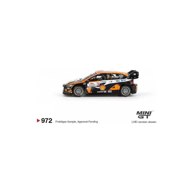 Hyundai i20 n 11 neuville/wydaeghe croatian rally 2023 (blister edition) (lhd) Miniatuur Fabrieksprijs