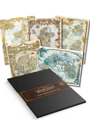 World of Warcraft Lithograph Set Limited Edition 42 x 30 cm Uitverkoop