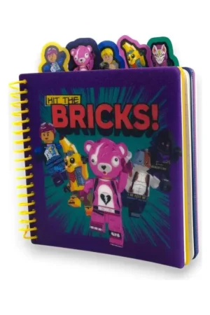 Merkproduct Lego Fortnite Notebook with Tabs