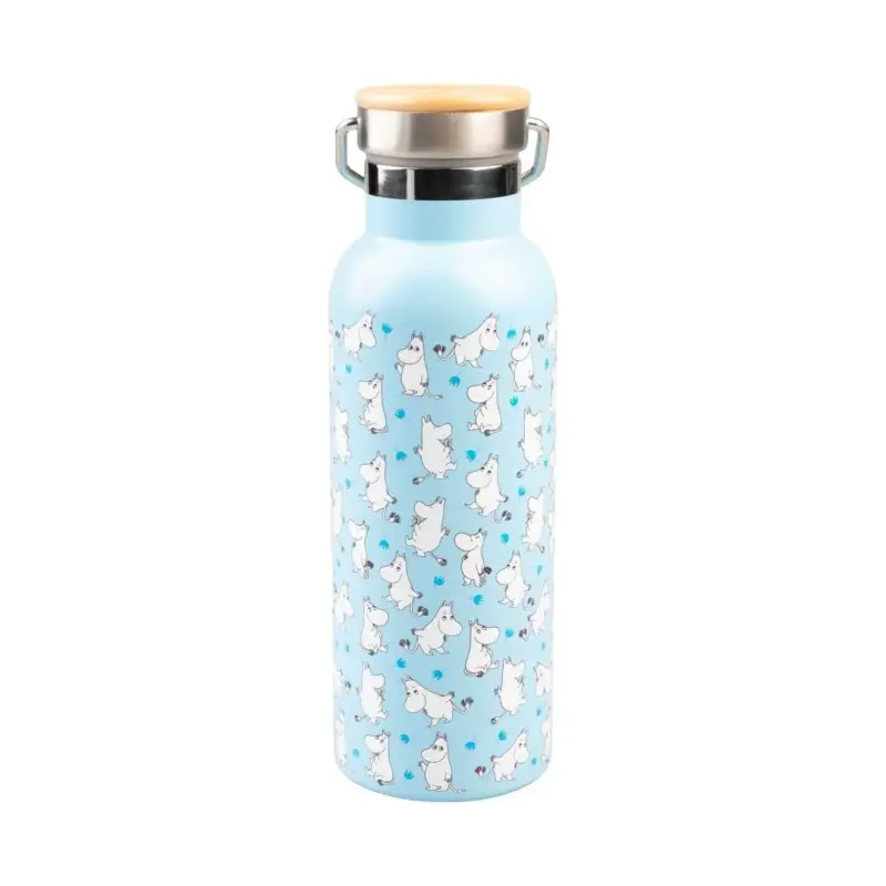 Op = Op Moomin steel bottle with handle 500 ml