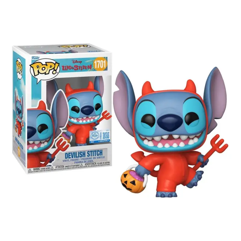 LILO & STITCH - POP Disney No. 1701 - Stitch as a devil with Chase Pop figur Rechtstreeks Van De Fabrikant