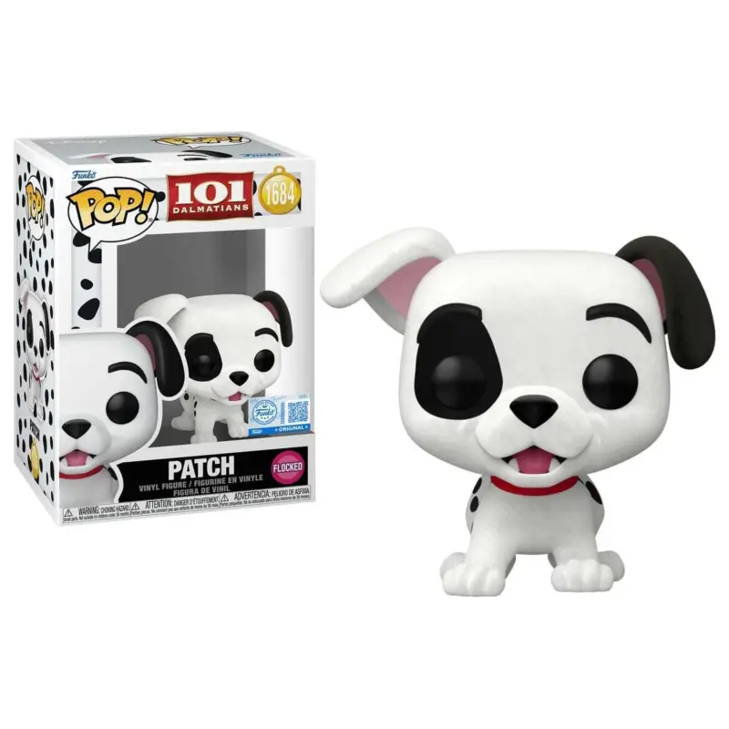 101 DALMATIANS - POP Disney N° 1684 - Patch (Flocked) Pop figur Bestseller