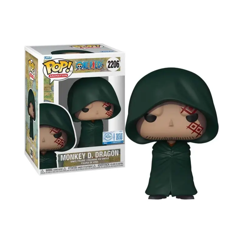 Express Levering ONE PIECE - POP Animation N° 2206 - Monkey D. Dragon With Chase Pop figur