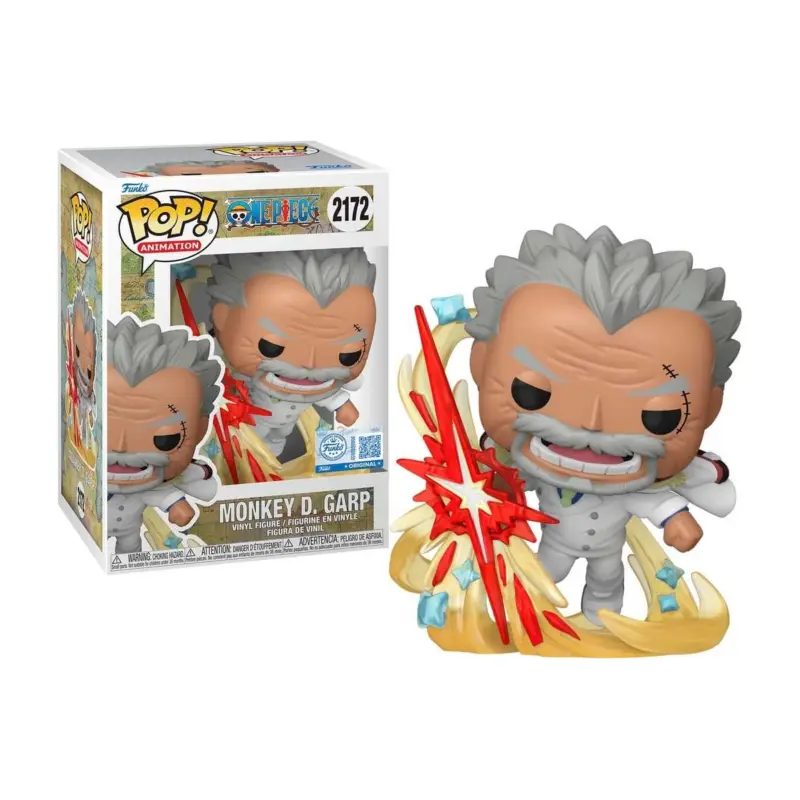 Voordeelprijs ONE PIECE - POP Animation N° 2172 - Garp Galaxy impact with Chase (GW) Pop figur