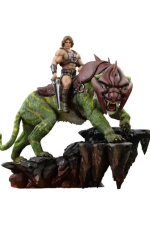 Masters of the Universe statuette 1/10 Art Scale He-Man and Battle Cat 33 cm Figuurtje Alleen Vandaag