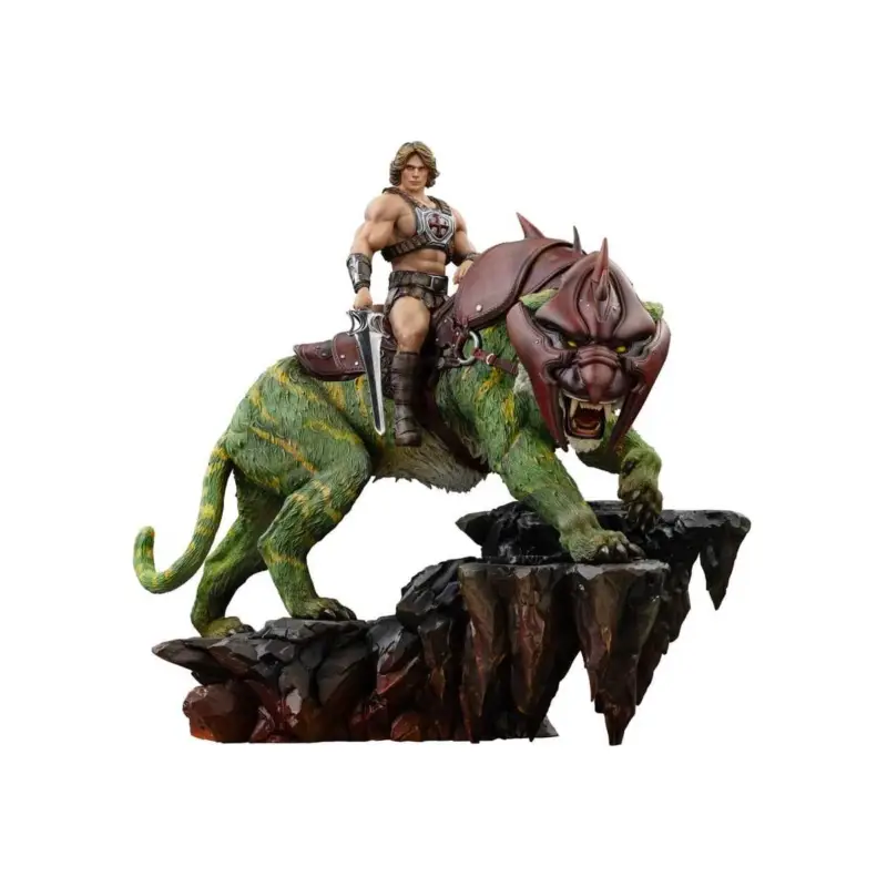 Masters of the Universe statuette 1/10 Art Scale He-Man and Battle Cat 33 cm Figuurtje Alleen Vandaag