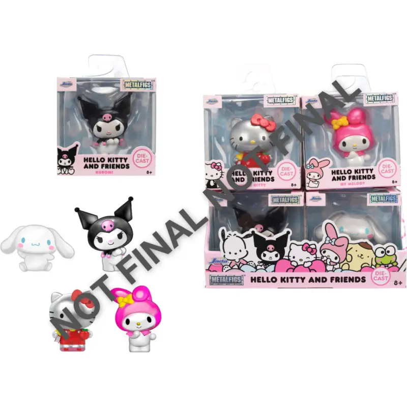 Weekendaanbieding HELLO KITTY - Figure Display 6cm - 4 Models - 12pc - Wave 2 Figuurtje