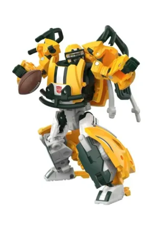 Nu Kopen Transformers x NFL Green Bay Packers action figure: Tundra Prime 14 cm Figuurtje