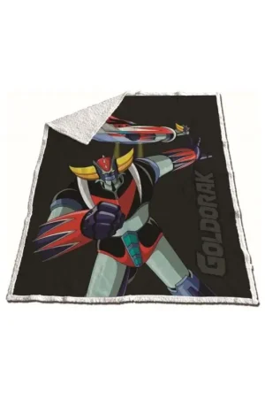 GOLDORAK - Goldorak & Spazer - Sherpa Blanket 130x170cm Speciale Aanbieding